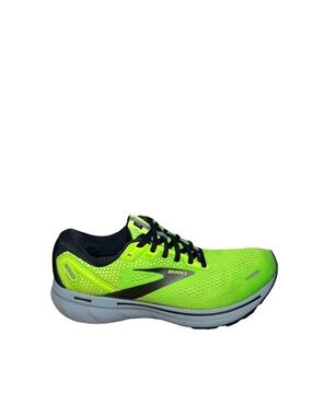 Brooks Ghost 14 Neon Green and Black Mens  Running Shoe size 10